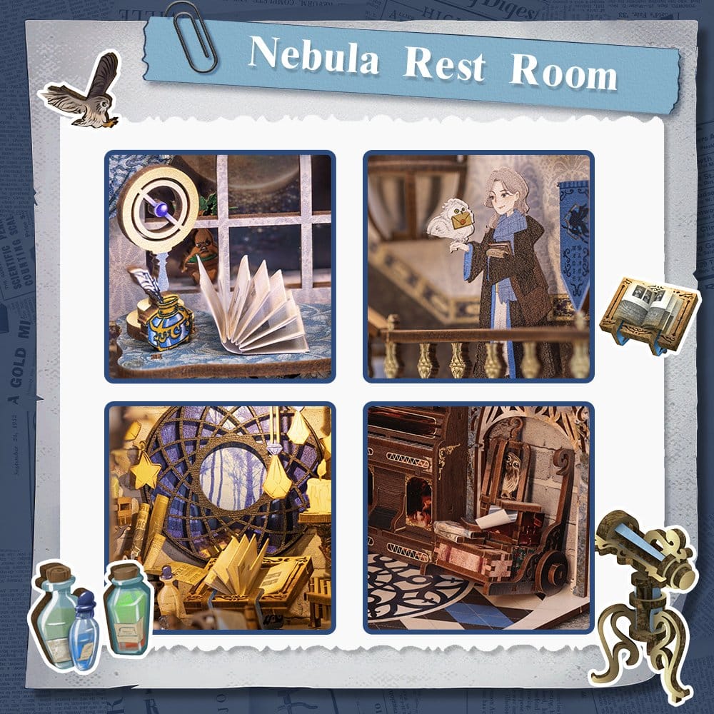 Book Nook Nebula Common Room 23 x 11 cm