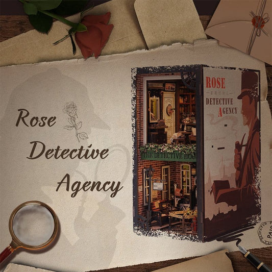 Book Nook Rose Detective Agency 23 x 11 cm
