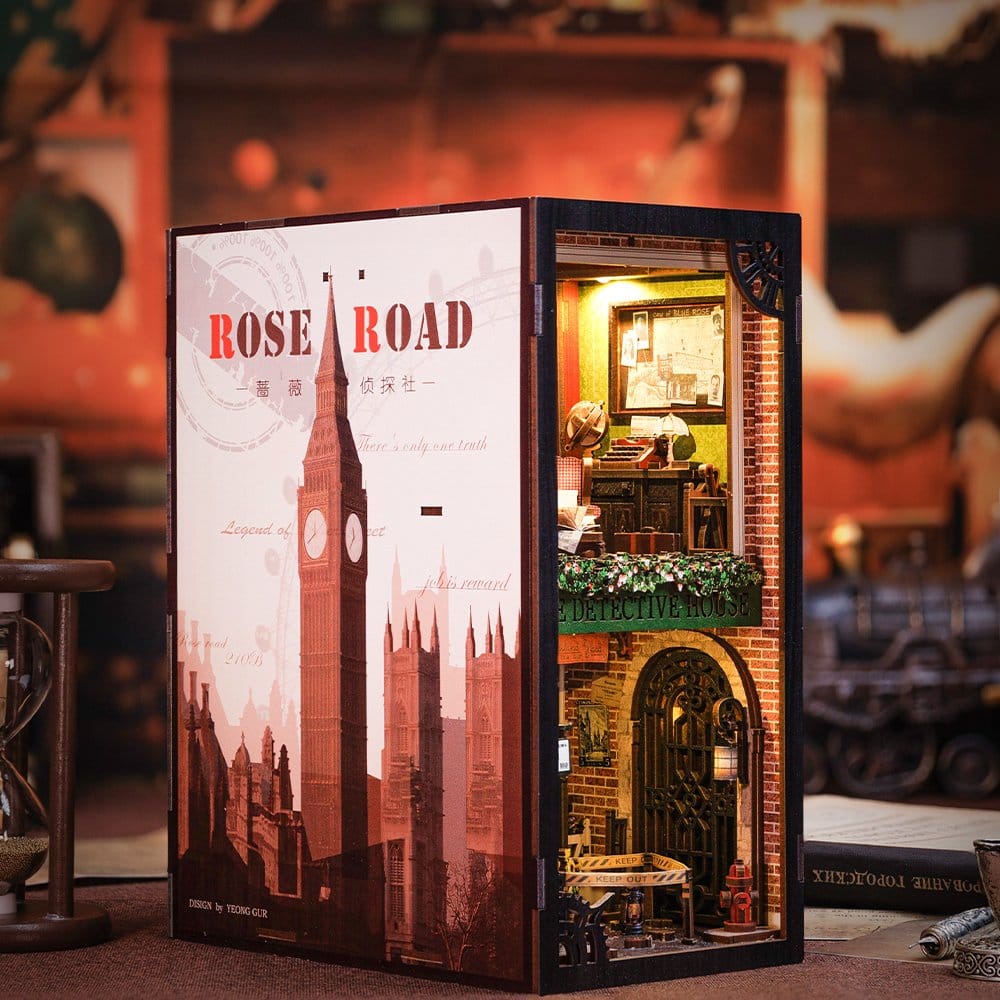 Book Nook Rose Detective Agency 23 x 11 cm