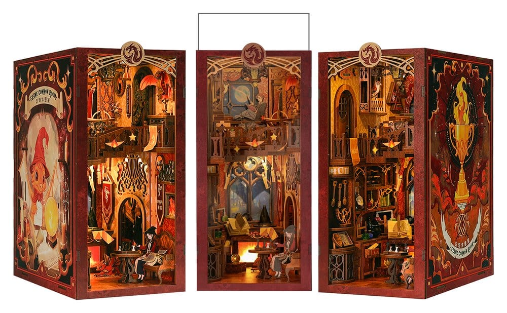 Book Nook Flame Common Room 23 x 11 cm