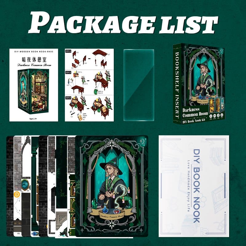 Book Nook Darkness Common Room 23 x 11 cm