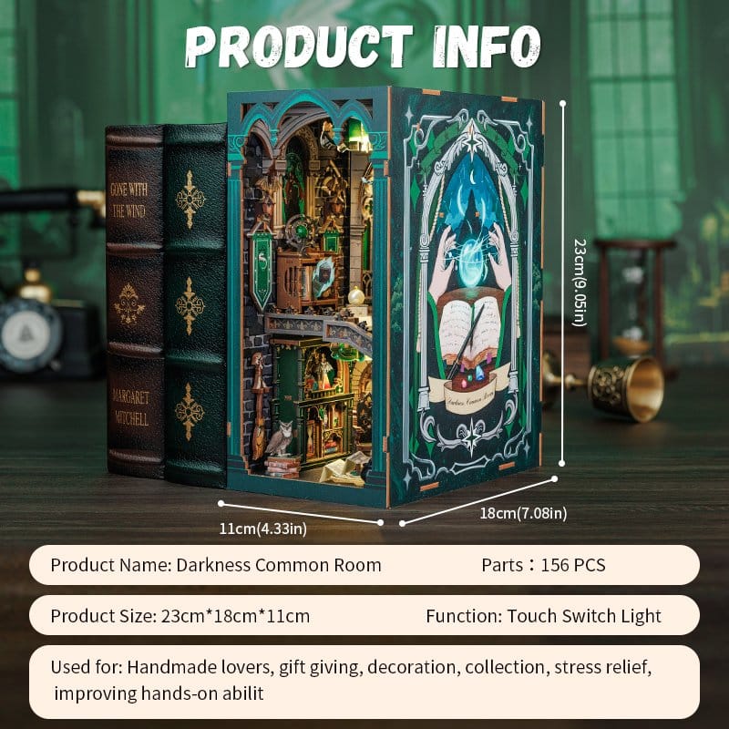 Book Nook Darkness Common Room 23 x 11 cm