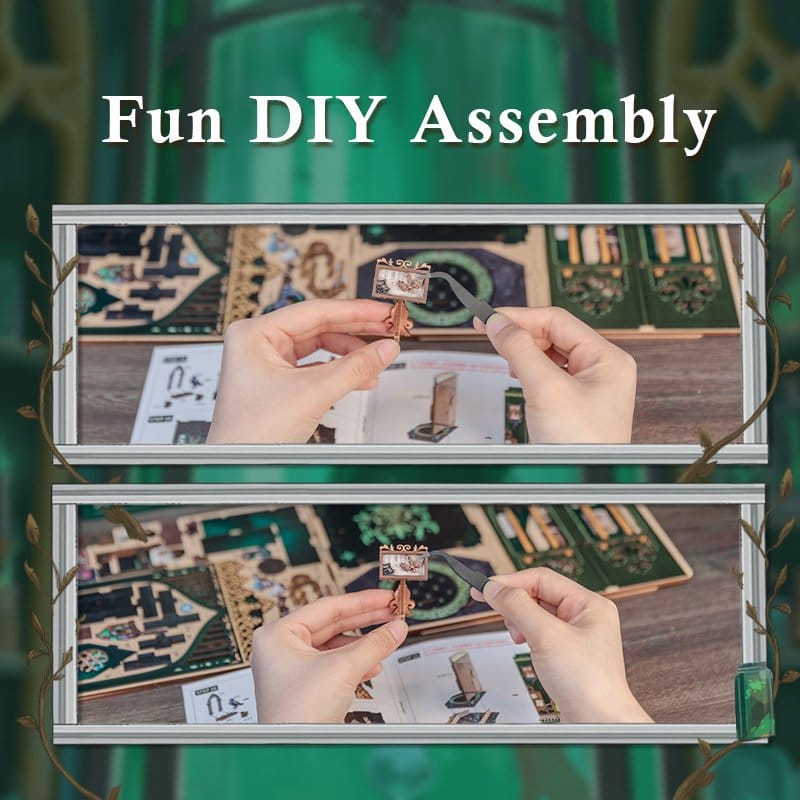 Book Nook The Darkness Herbarium 17 x 12 cm