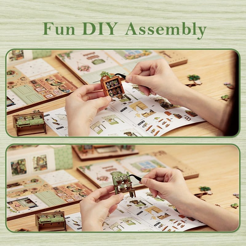 Miniature House Model Kit Champs-Élysées Florist 18 x 16 cm