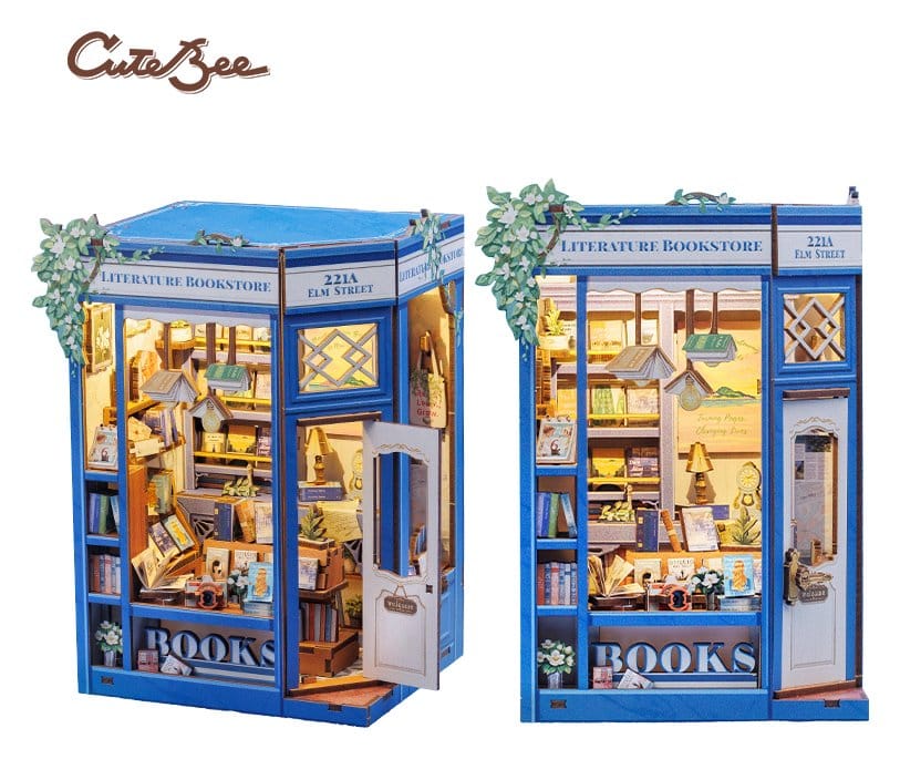 Book Nook Literature Bookstore 17 x 12 cm