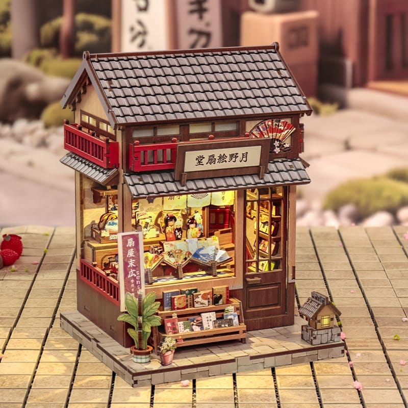 Miniature House Model Kit Tsukino Eogi-dou 19 x 14 cm