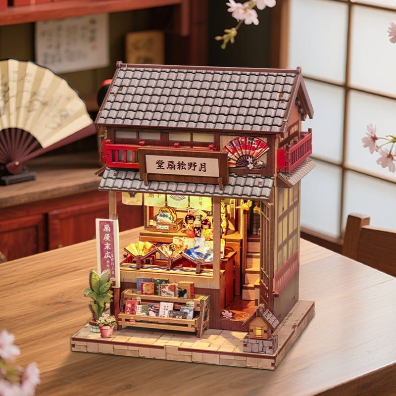 Miniature House Model Kit Tsukino Eogi-dou 19 x 14 cm