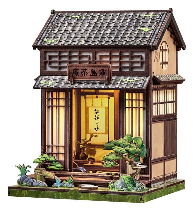 Miniature House Model Kit Kirishima Cha-an 19 x 14 cm