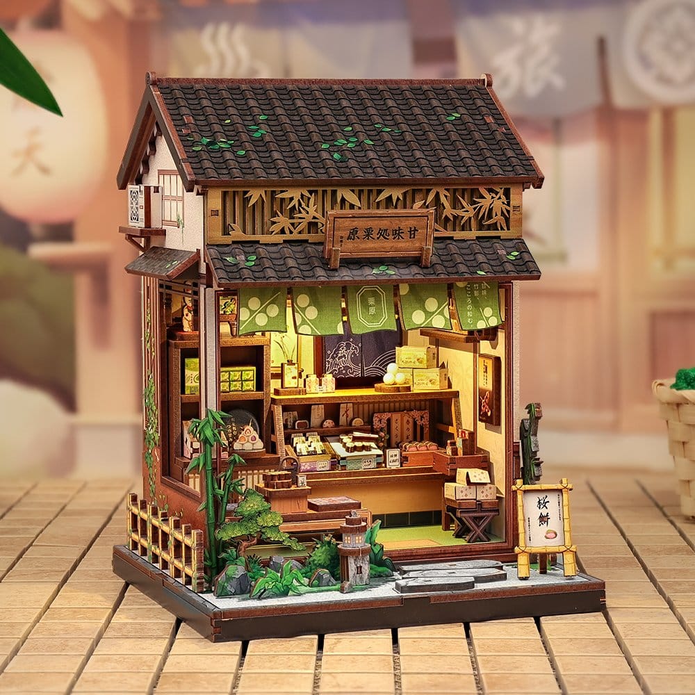 Miniature House Model Kit Kanmi-dokoro Kurihara 19 x 15 cm