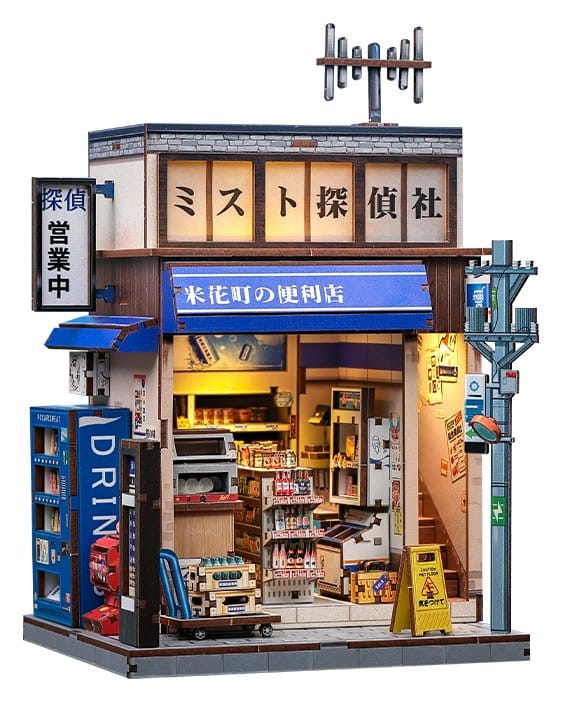 Miniature House Model Kit Beika-cho Convenience Store 22 x 15 cm
