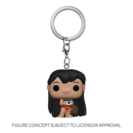 Lilo & Stitch Pocket POP! Vinyl Schlüsselanhänger 4 cm Lilo w/ Camera Display (12)