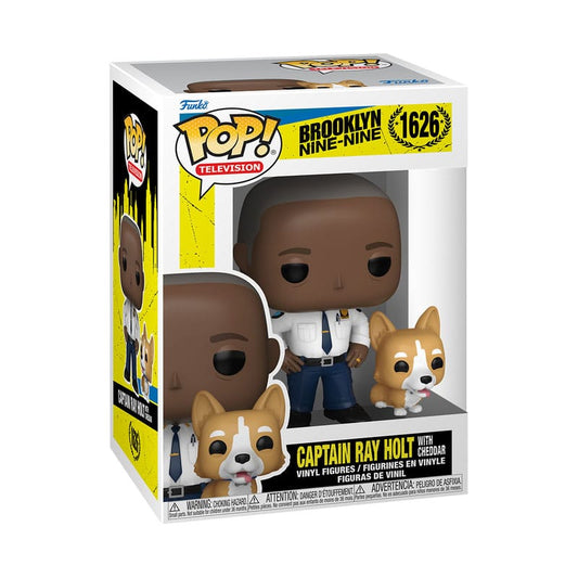 Brooklyn Nine-Nine POP! TV Vinyl Figur Cpt Holt w/dog 9 cm
