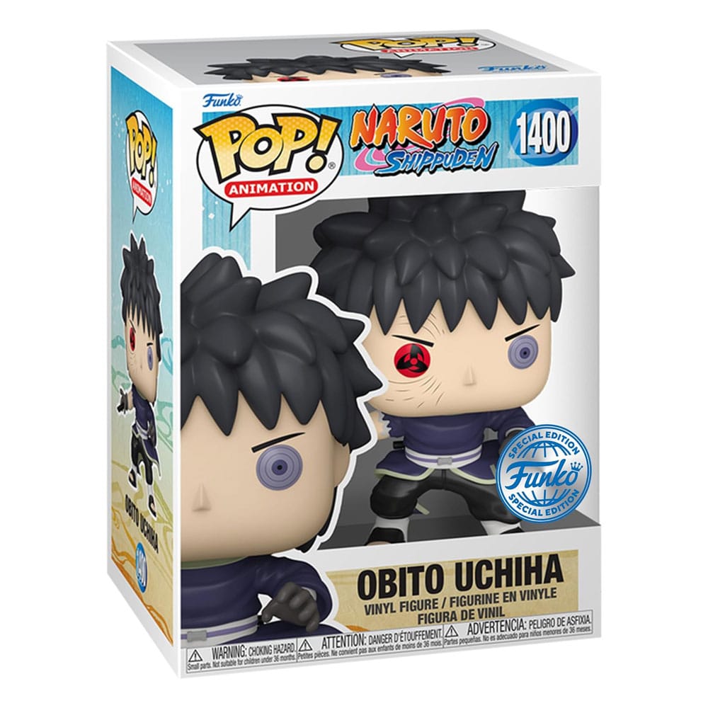 Naruto Pop! Animation Vinyl Figur Obito Uchiha 9 cm