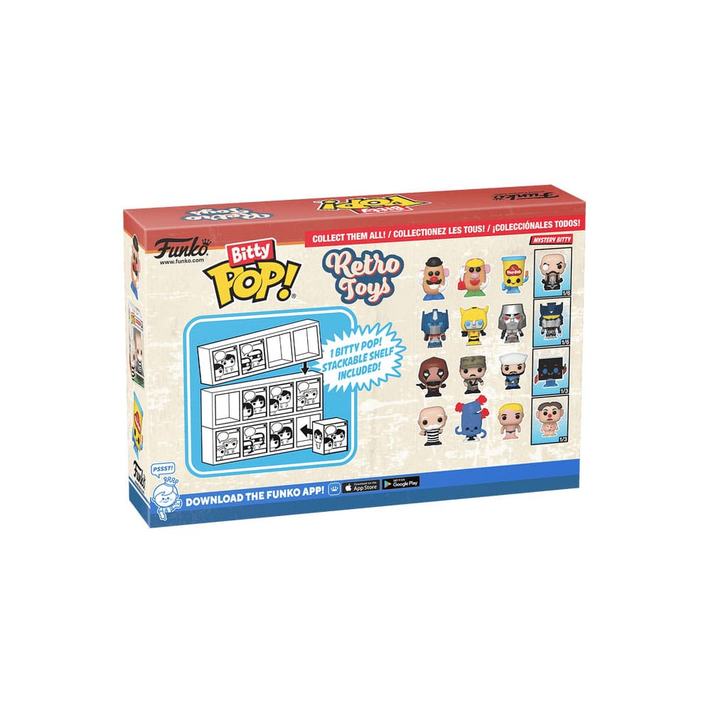 Retro Toys Bitty POP! Vinyl Figuren 4er-Pack Mr. Potato Head 2,5 cm