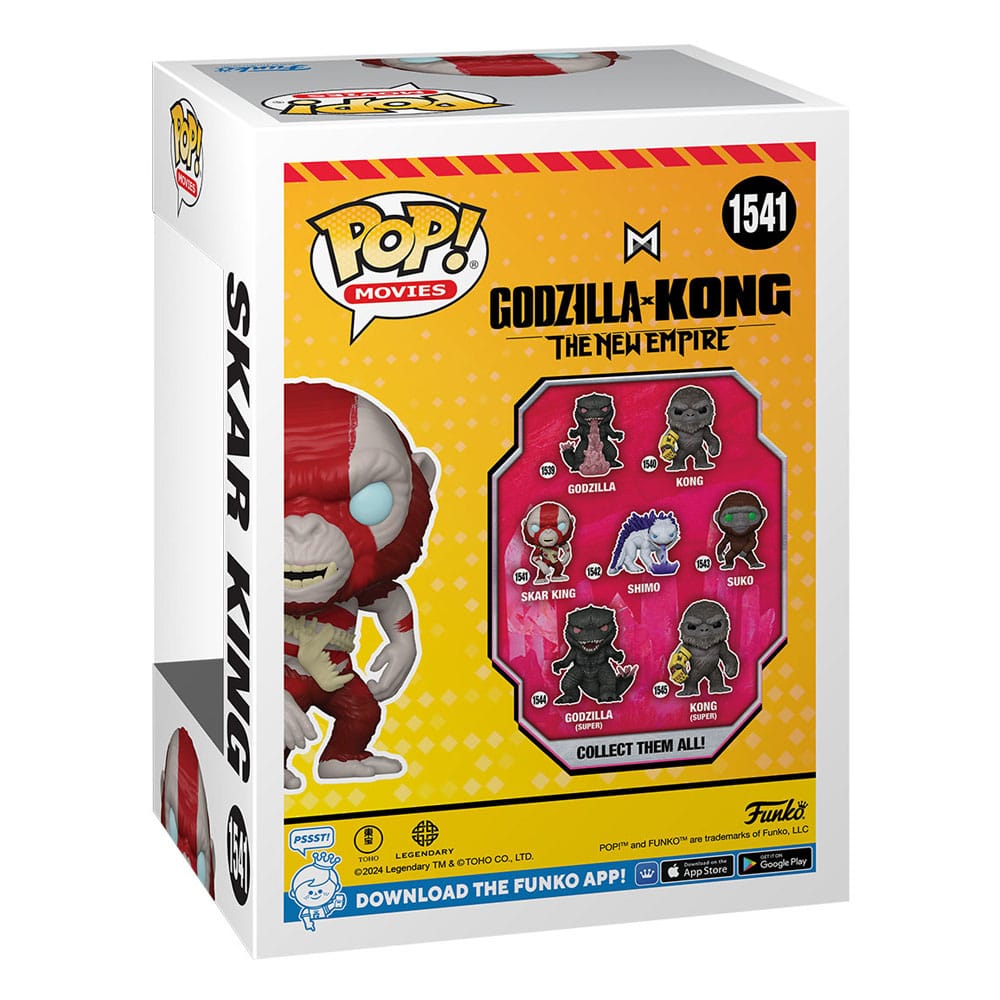 Godzilla vs. Kong 2 POP! Movies Vinyl Figur Skar King 9 cm