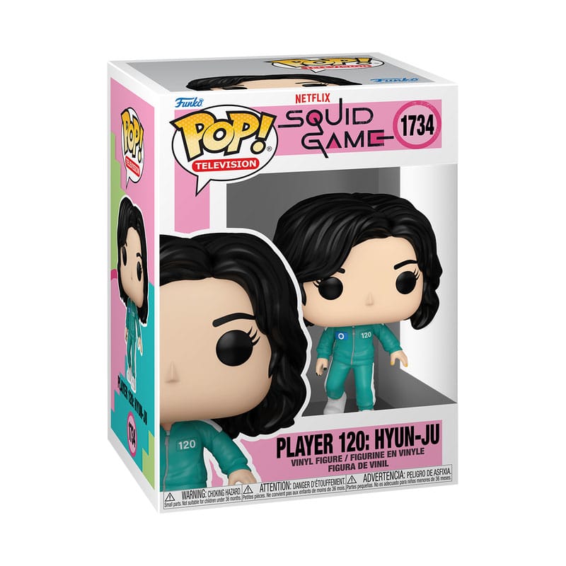 Squid Game POP! Television Vinyl Figur S3 Player 120: Hyun-ju 9 cm