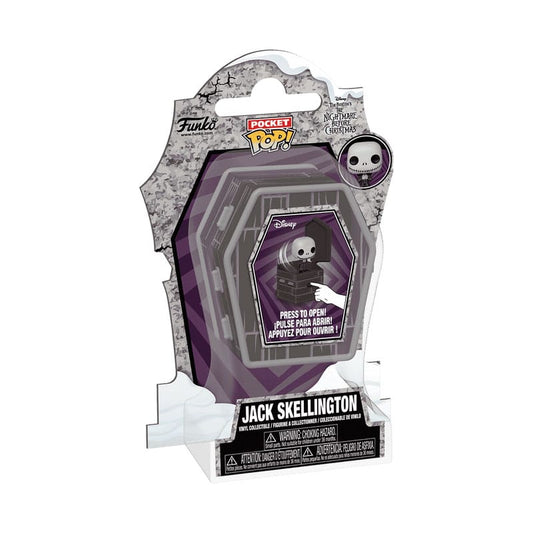 Nightmare Before Christmas Coffin Pocket POP! Vinyl Figur Jack Skellington 6 cm