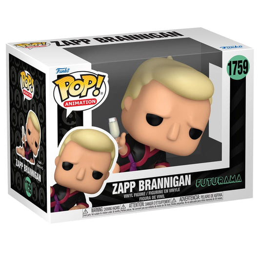 Futurama Pop! Animation Vinyl Figur Zapp Brannigan 9 cm