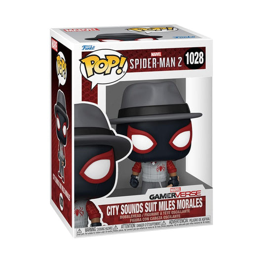 Spiderman 2 POP! Games Vinyl Figur City Sounds Miles 9 cm