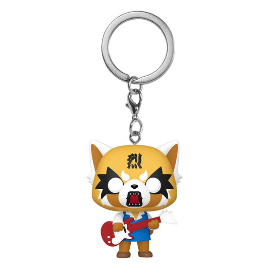Sanrio POP! Vinyl Schlüsselanhänger 4 cm Aggretsuko w/Guitar Display (12)