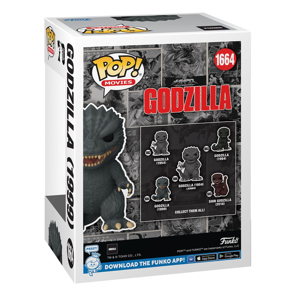 Godzilla 70th Anniversary POP! Movies Vinyl Figur Godzilla 1999 9 cm