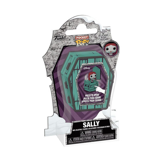 Nightmare Before Christmas Coffin Pocket POP! Vinyl Figur Sally Sewing 6 cm