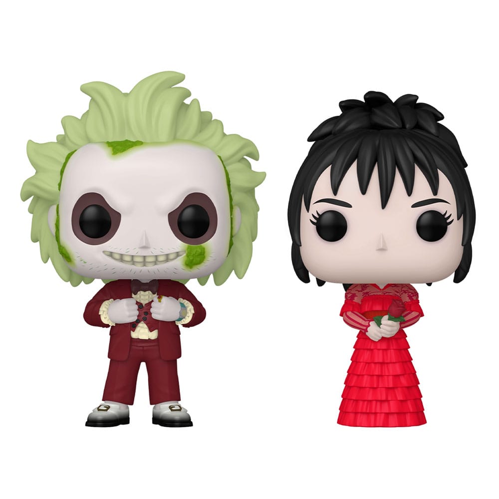 Beetlejuice 2 POP! Animation Vinyl Figuren 2er-Pack Beetlejuice & Lydia Deetz 9 cm
