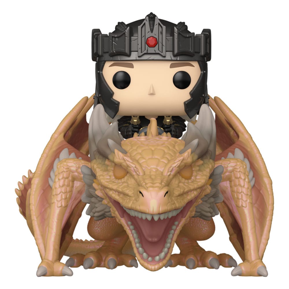 House of the Dragon POP! Rides Vinyl Figur Aegon Targaryen w/ Sunfyre 14 cm
