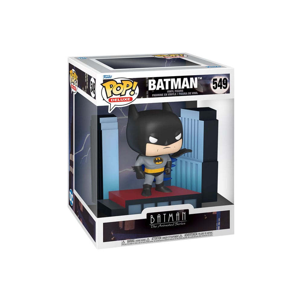 Batman The Animated Series POP! Deluxe Vinyl Figur Batman on Rooftop 9 cm
