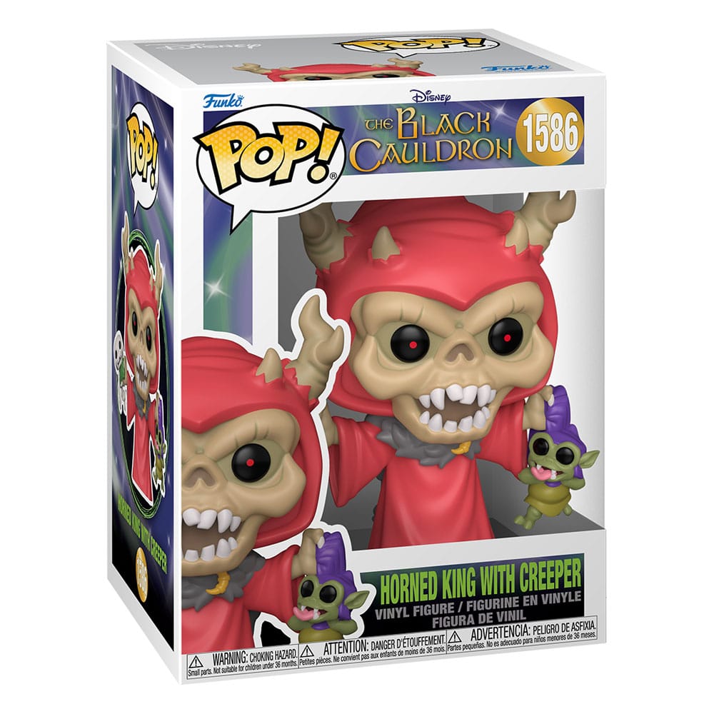 Taran und der Zauberkessel POP! Disney Vinyl Figur Horned King w/Creeper 9 cm