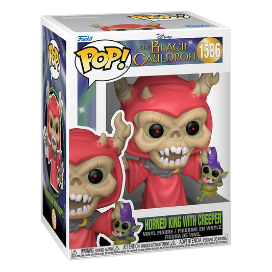 Taran und der Zauberkessel POP! Disney Vinyl Figur Horned King w/Creeper 9 cm