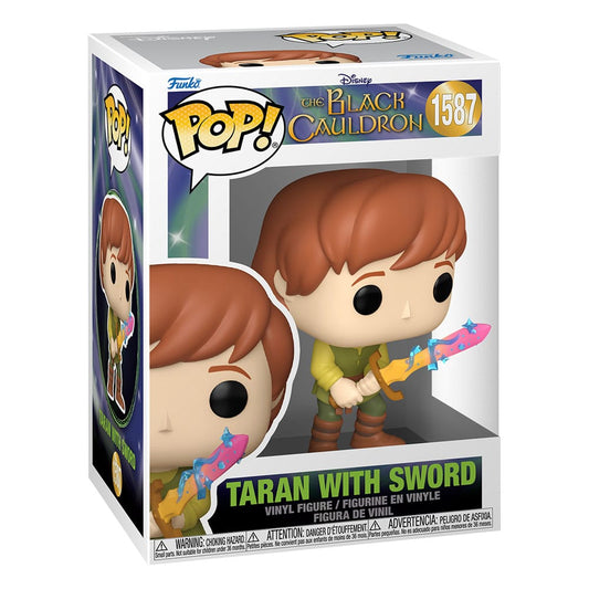 Taran und der Zauberkessel POP! Disney Vinyl Figur Taran w/Sword 9 cm