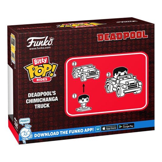 Marvel POP! Rides Vinyl Figur Deadpool w/Chimichanga Truck 2,5 cm