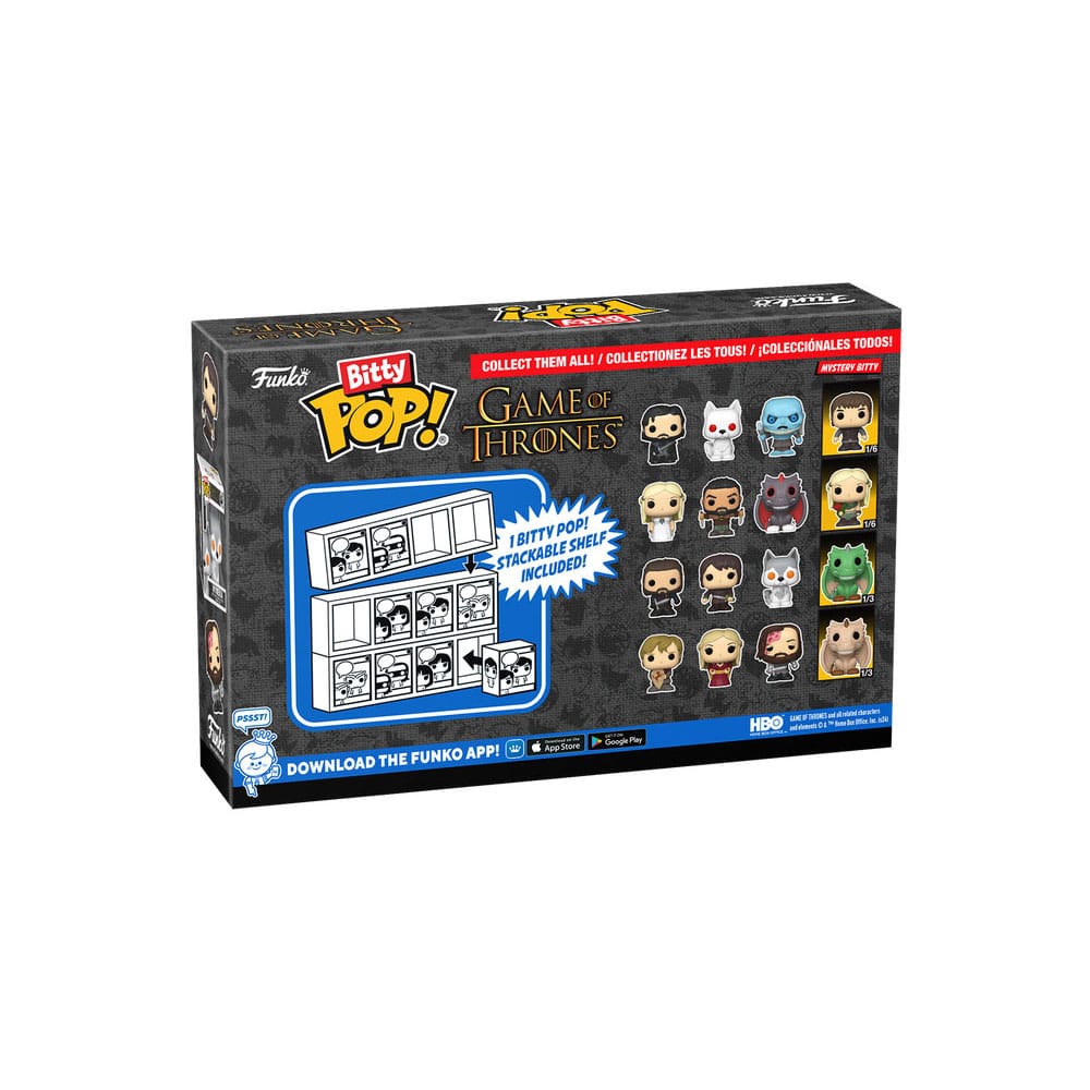 Game of Thrones Bitty POP! Vinyl Figuren 4er-Pack Jon Snow 2,5 cm