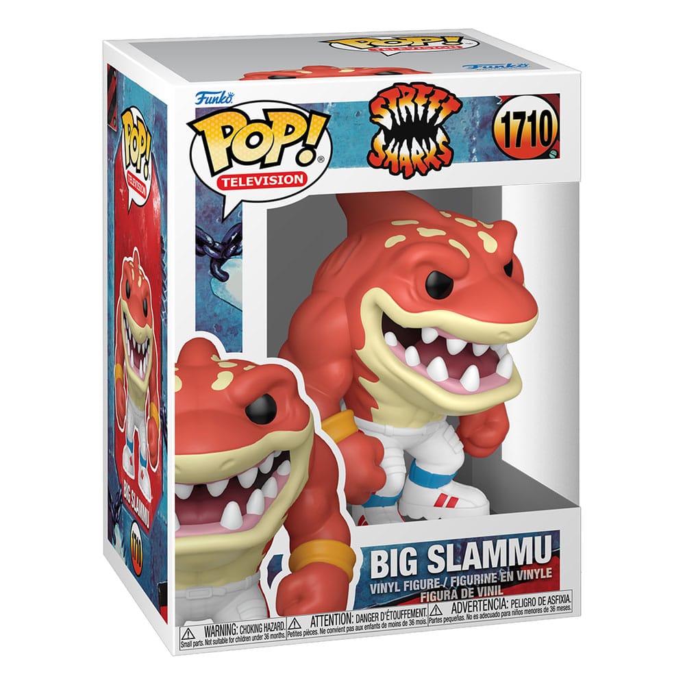 Street Sharks POP! Television Vinyl Figur Big Slammu 9 cm