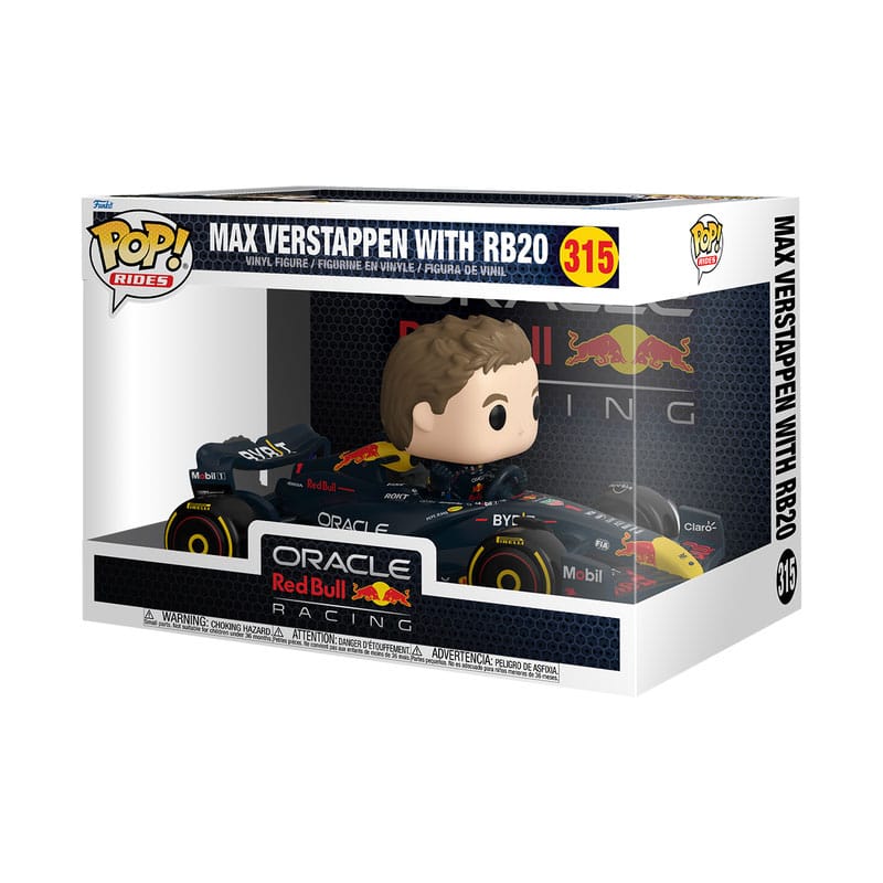 Formel 1 POP! Rides Super Deluxe Vinyl Figur RB- Verstappen w/RB20 15 cm