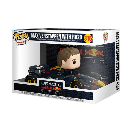Formel 1 POP! Rides Super Deluxe Vinyl Figur RB- Verstappen w/RB20 15 cm