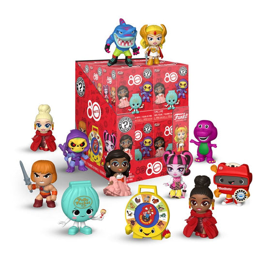 Mattel Retro Toys Mystery Minis Vinyl Minifiguren 6 cm Display (12)