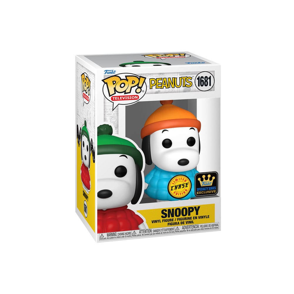 Peanuts POP! Animation Vinyl Figur Snqy in Coat w/CH 9 cm Sortiment (6)