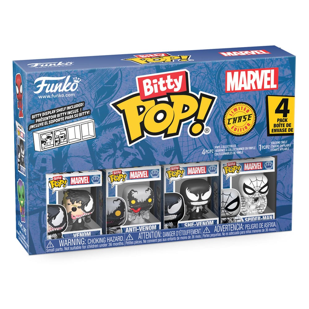 Spider-Man Bitty POP! Vinyl Figuren 4er-Pack Series 3 2 cm