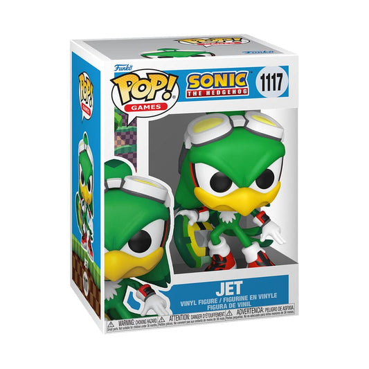 Sonic the Hedgehog POP! Games Vinyl Figur Jet the Hawk w/Board 9 cm