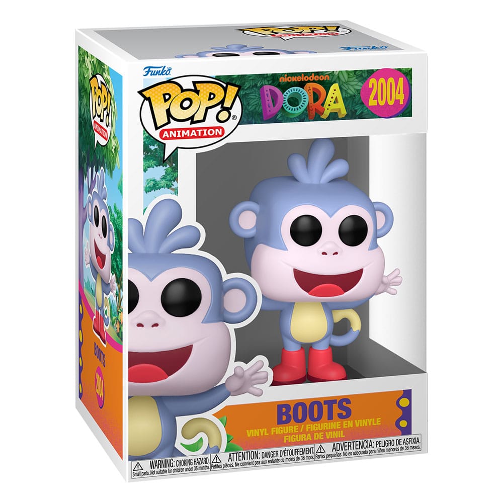 Dora POP! Animation Vinyl Figur Boots 9 cm