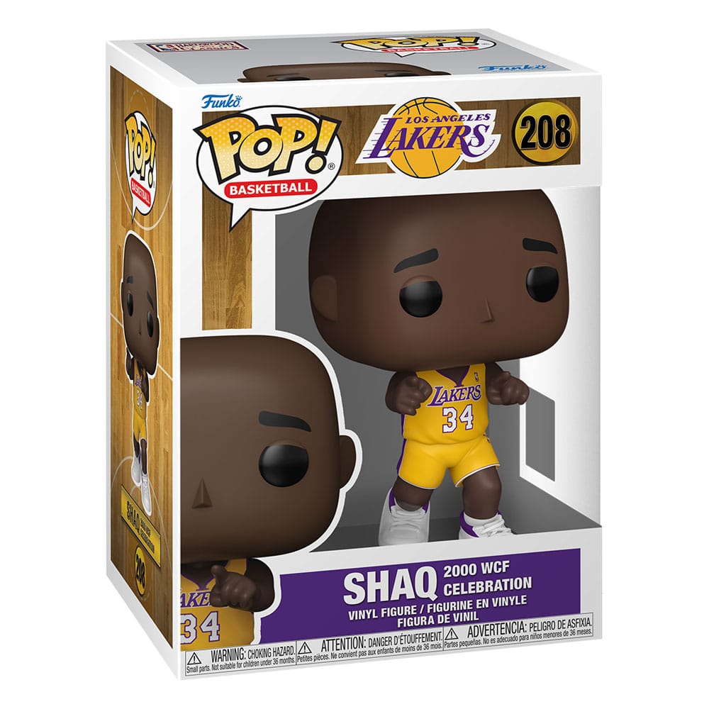 NBA Legends POP! Sports Vinyl Figur Lakers- Shaq('00 WCF Celebration) 9 cm