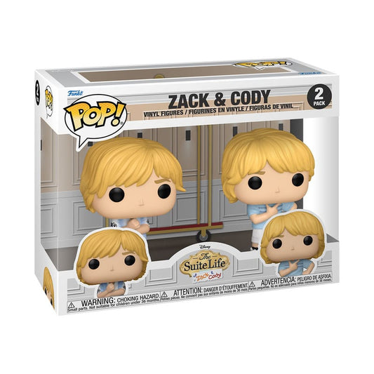 Hotel Zack & Cody POP! Television Vinyl Figuren 2er-Pack Zack & Cody 9 cm