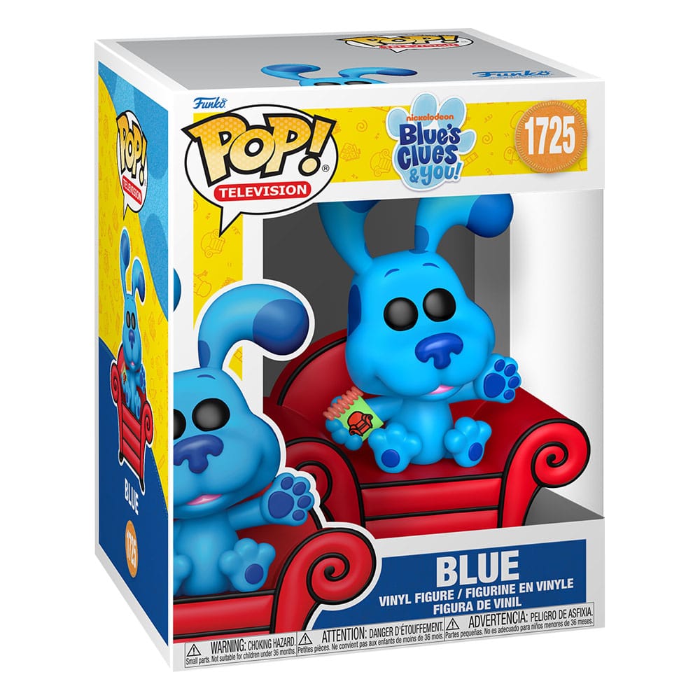 Blues Clues POP! Premium Vinyl Figur Blue w/couch 9 cm