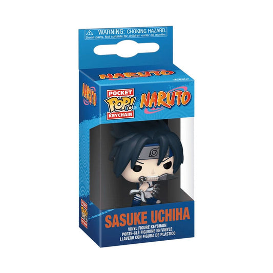 Naruto POP! Vinyl Schlüsselanhänger 4 cm Classic- Sasuke Display (12)