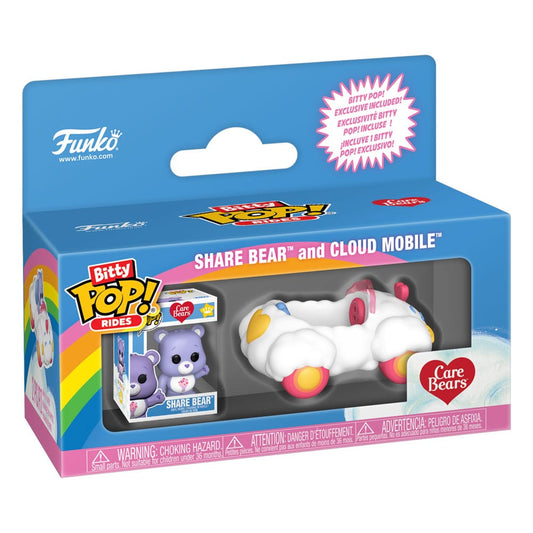 Die Glücksbärchis Bitty POP! Rides Vinyl Figur Share Bear and Cloud Mobile