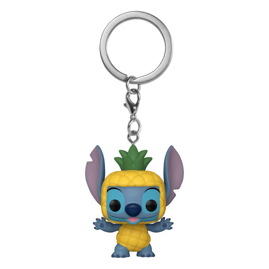 Lilo & Stitch Pocket POP! Vinyl Schlüsselanhänger 4 cm Stitch as Pineapple Display (12)