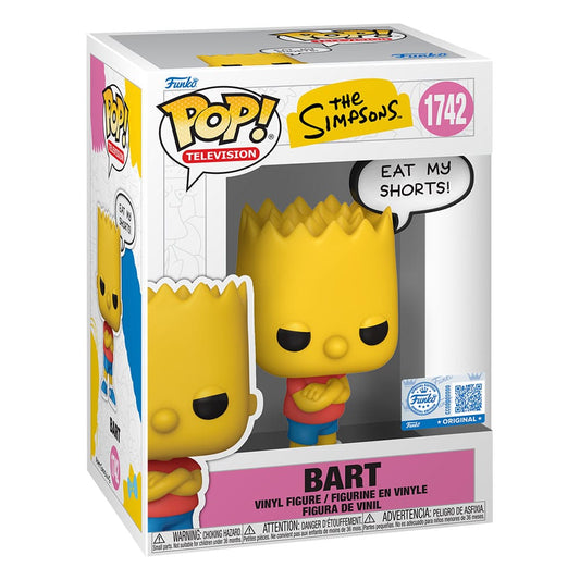 Simpsons POP! Sayings Vinyl Figur Bart 9 cm