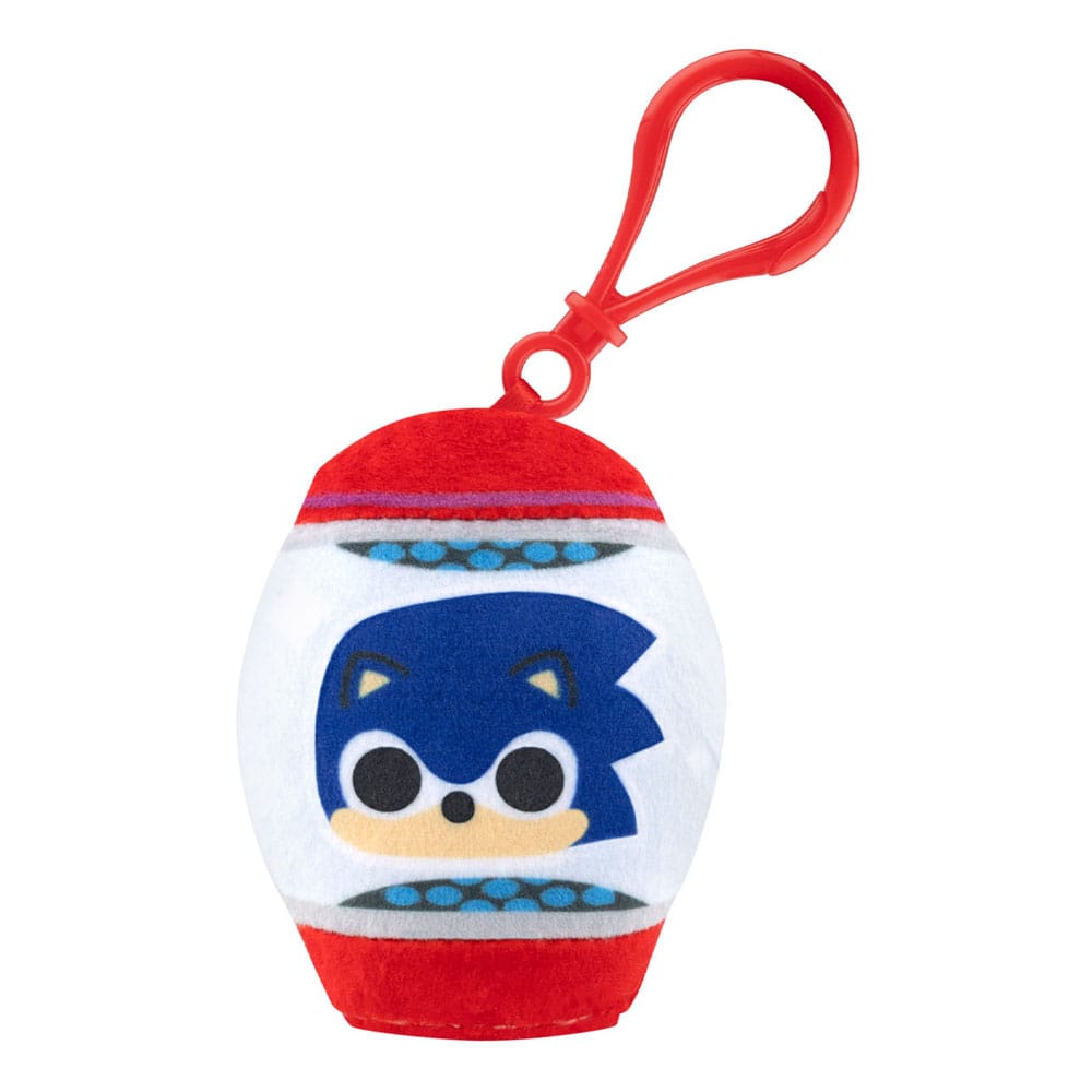 Sonic The Hedgehog Plüsch Schlüsselanhänger 5 cm PDQ Blind Sortiment (12)